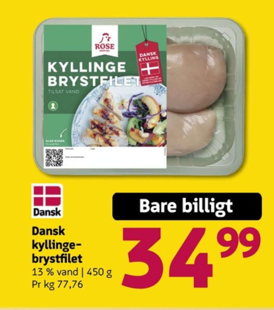 Rose, Kyllingebrystfilet