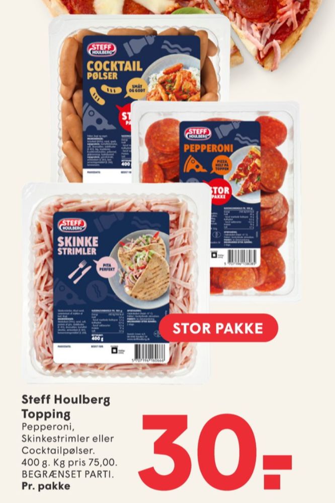 Steff Houlberg, Skinkestrimler