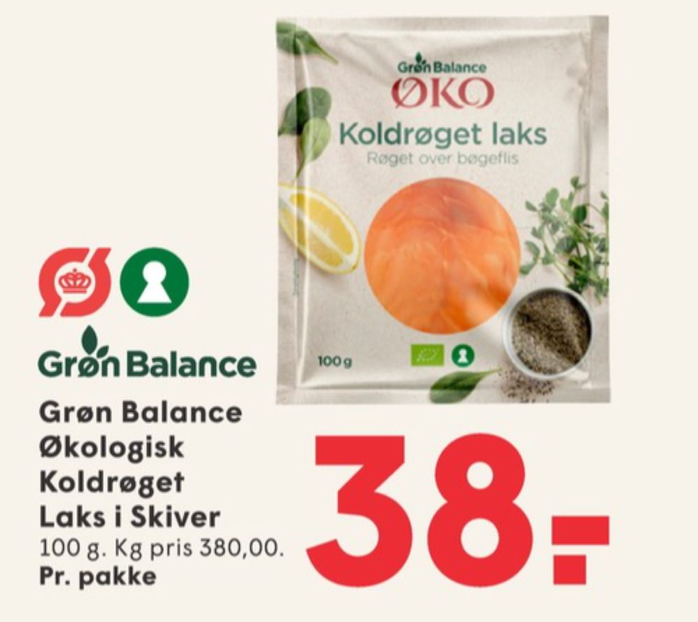 Grøn Balance, Laks i skiver