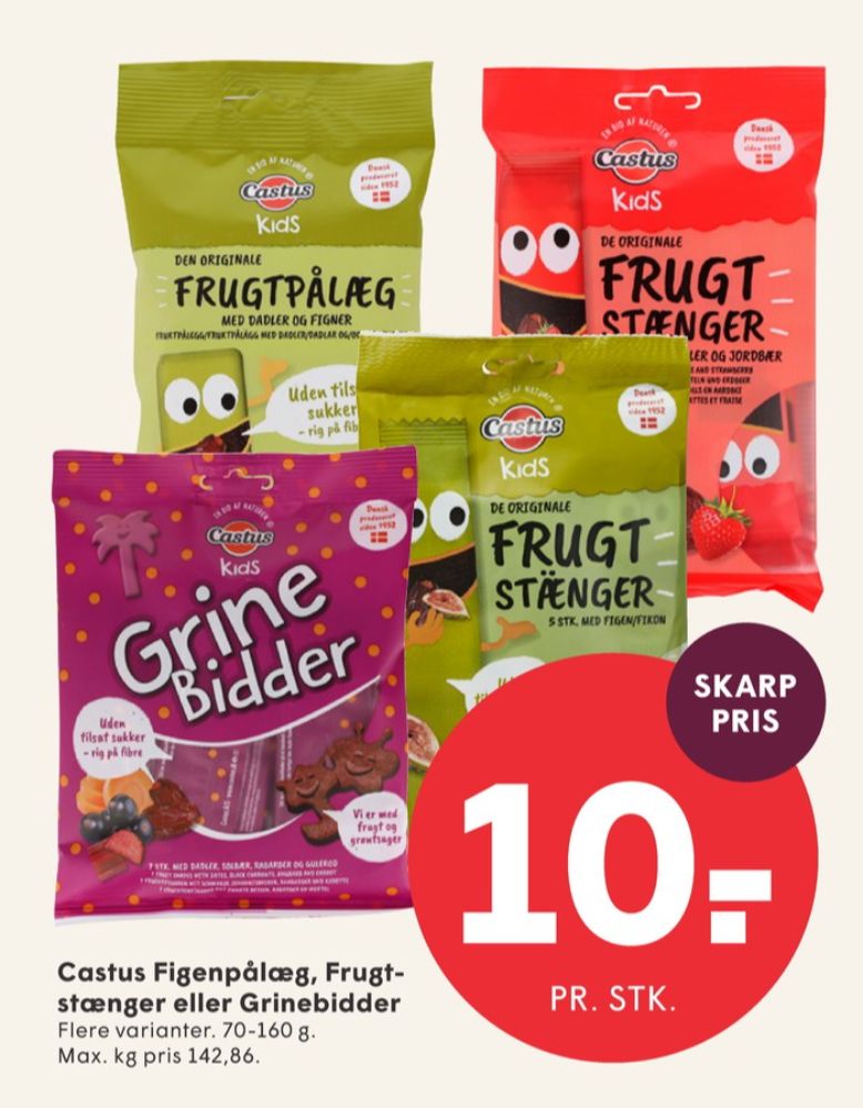 Castus Grinebidder, Solbær Rabarber & Gulerod