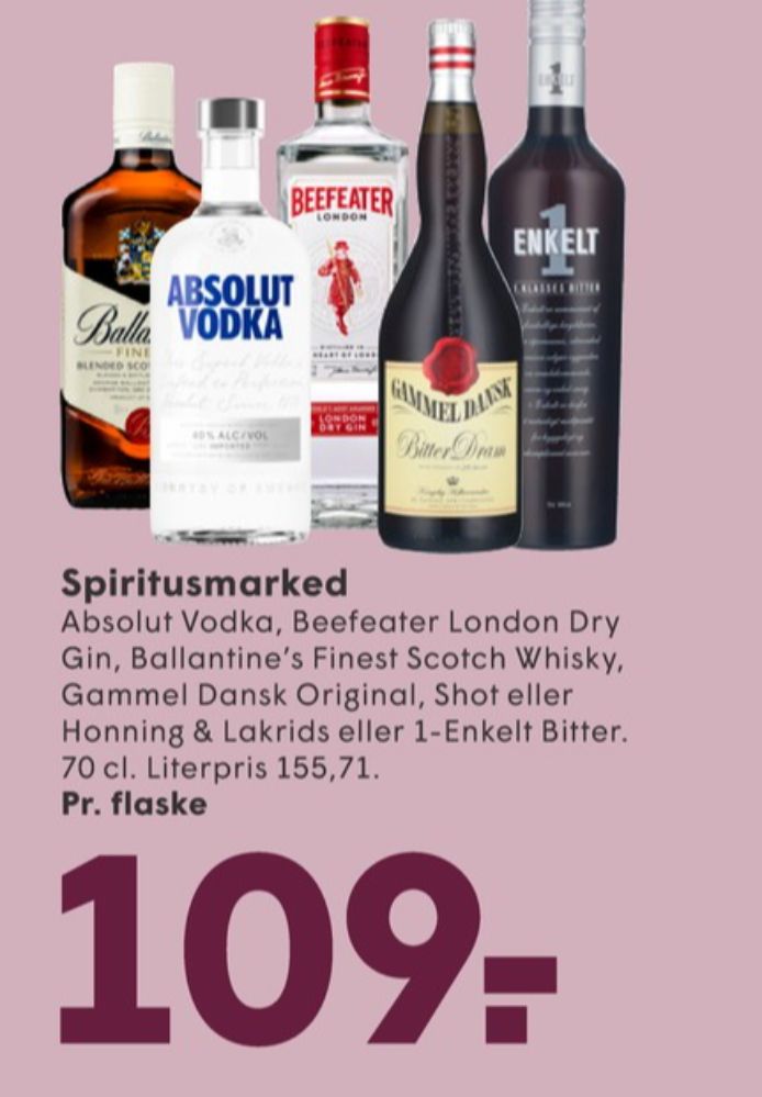 Gammel Dansk, Bitter