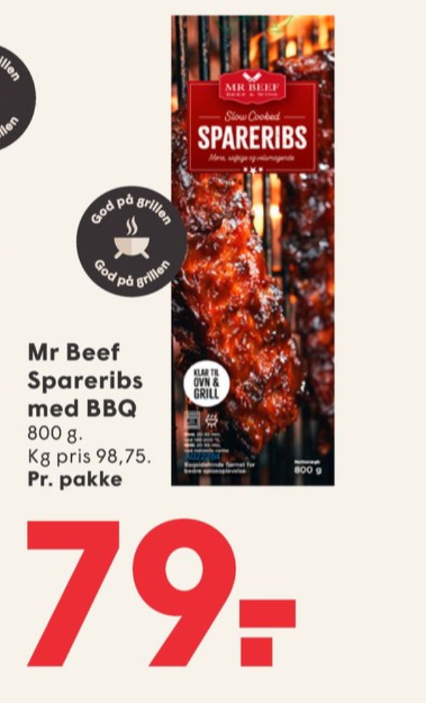 Mr Beef, Spareribs