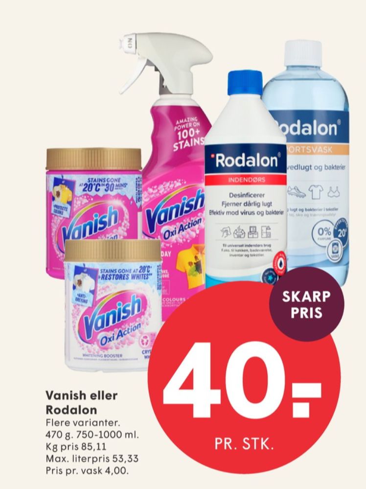 Vanish, Forbehandler