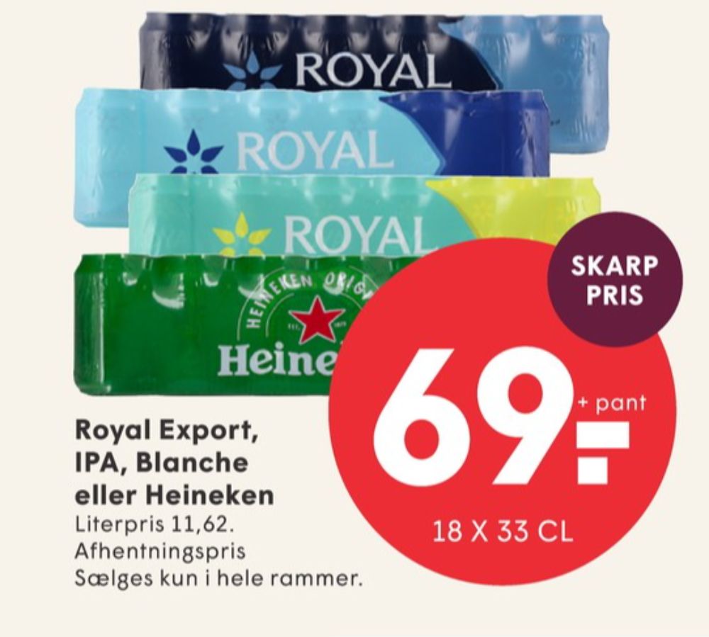 Royal IPA, Øl 18 pk.