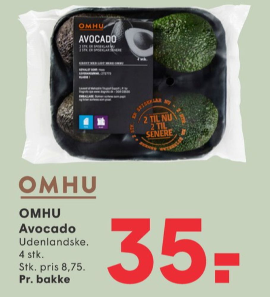 OMHU, Avocado