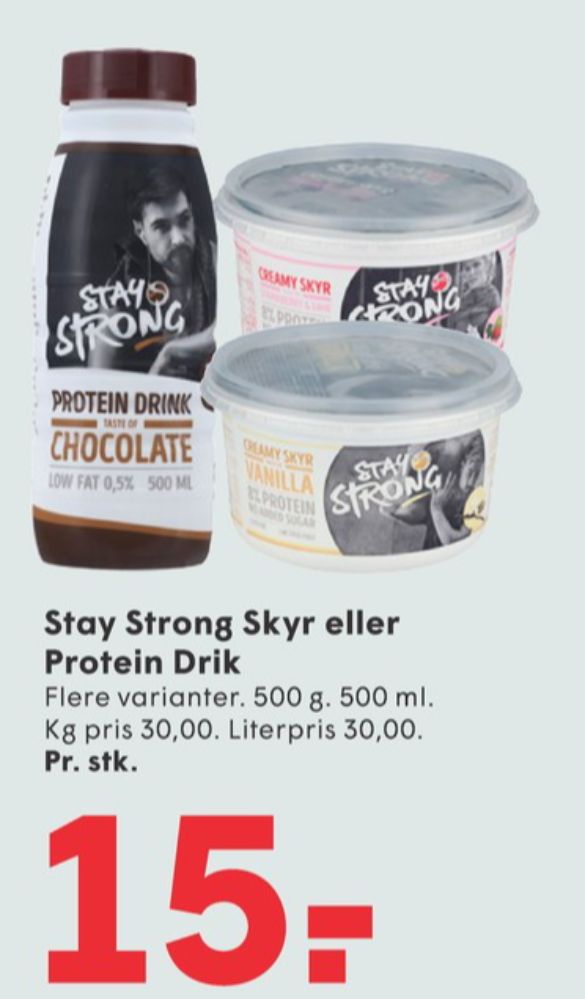 Stay Strong, Proteindrik Chokolade