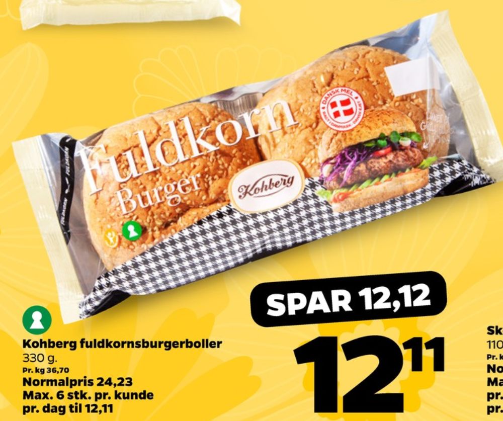Kohberg, Fuldkorn Burgerboller