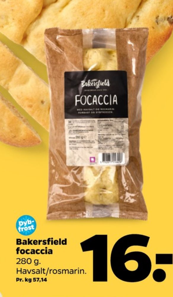 Bakersfield, Focaccia