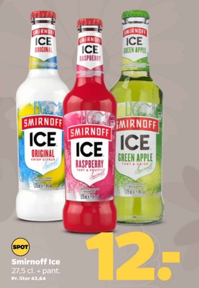 Smirnoff Ice Original, Original RTD