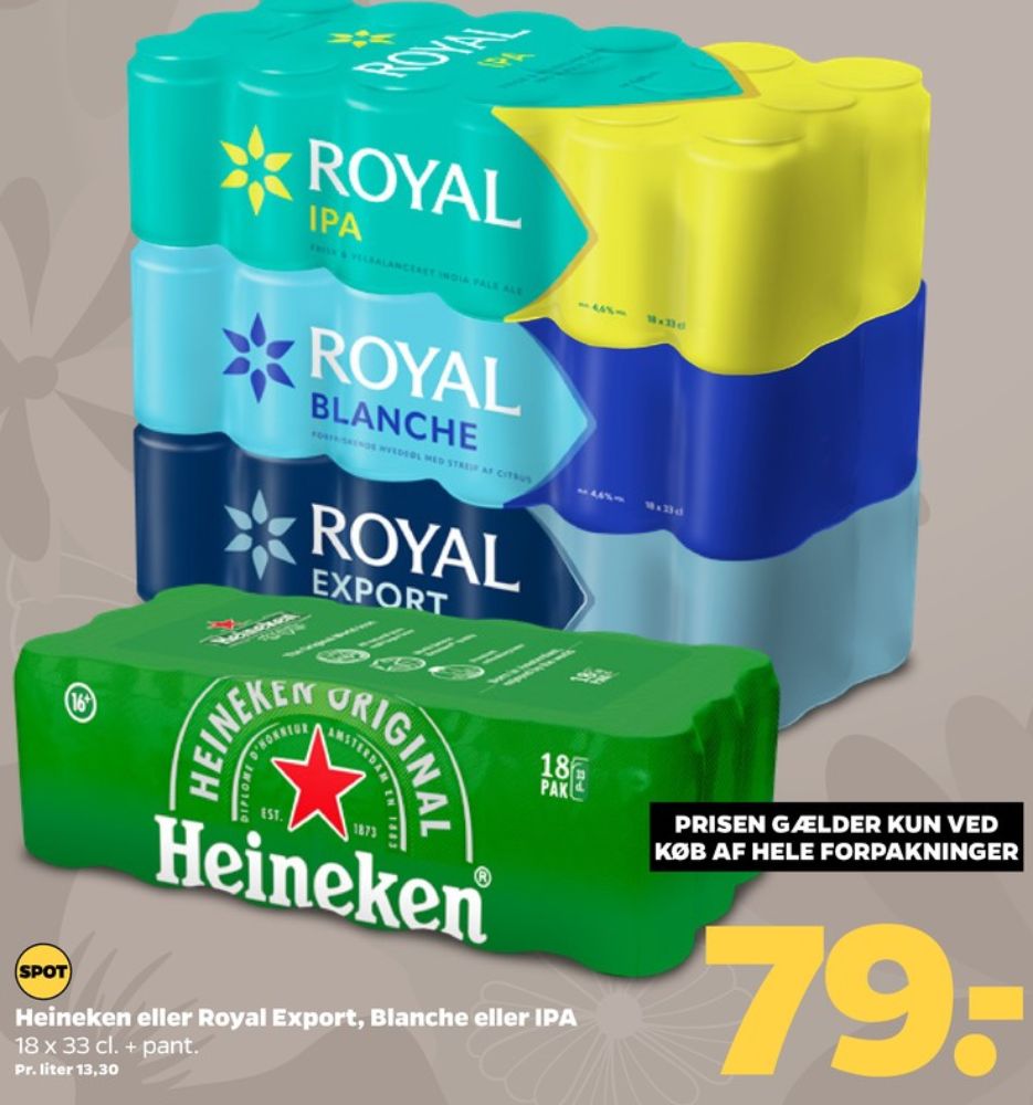 Royal IPA, Øl 18 pk.