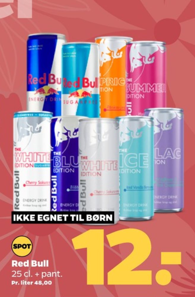 Red Bull The Apricot Edition, Energidrik
