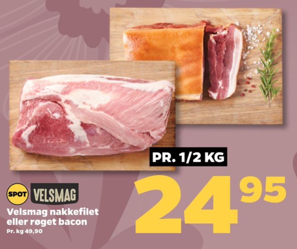 Velsmag, Bacon