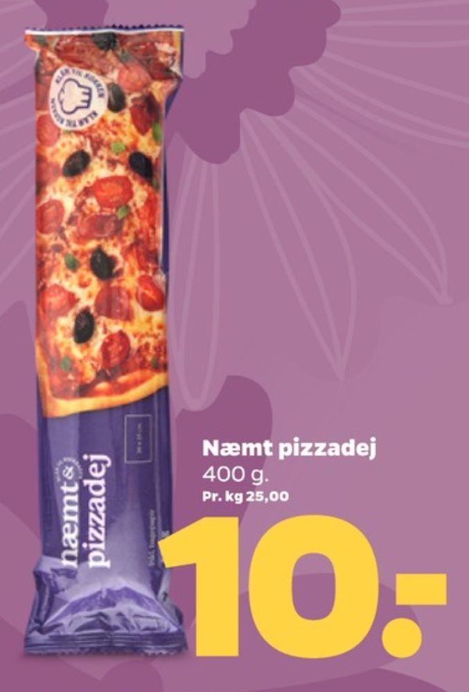 Næmt, Pizzadej