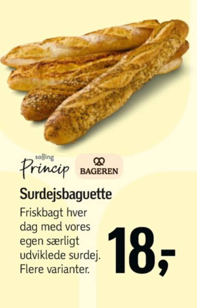 Salling Princip, Bageren hvedebrød