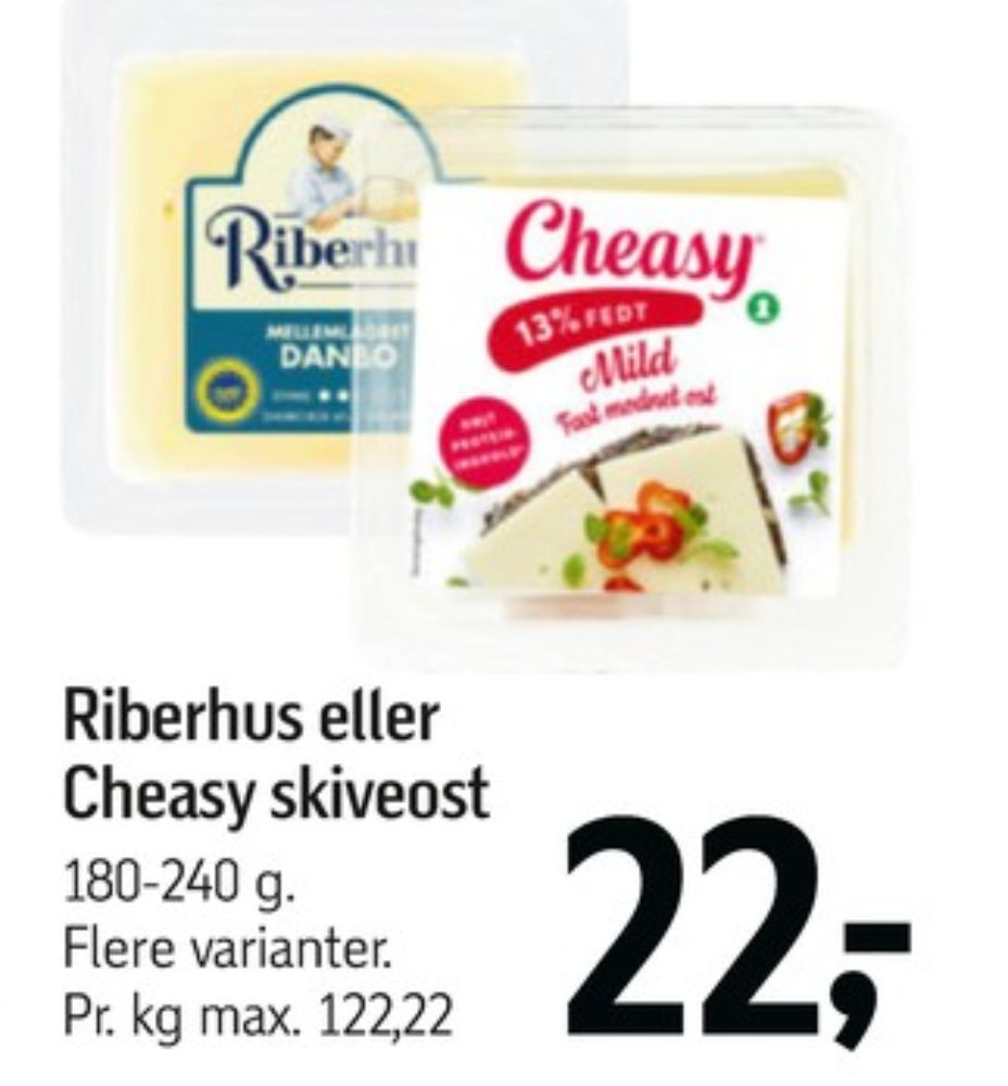 Cheasy, Skiveost Mellemlagret 13%