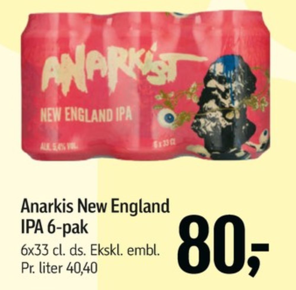Anarkist New England IPA, Specialøl 6 pk.