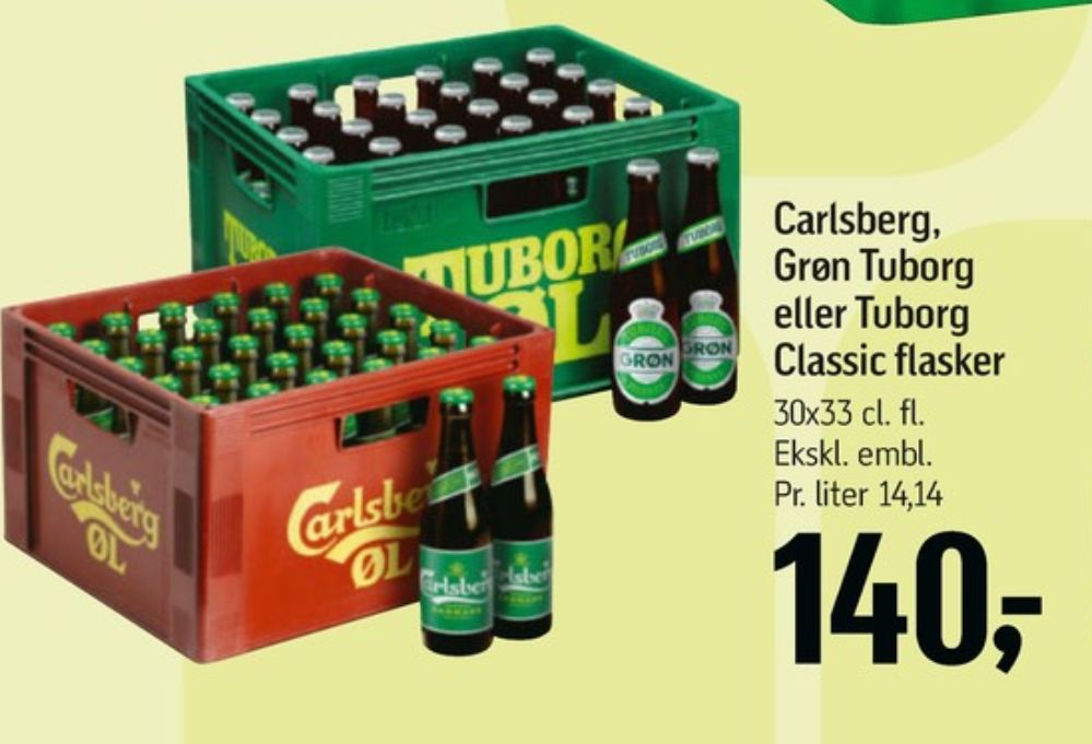 Tuborg Classic, Øl