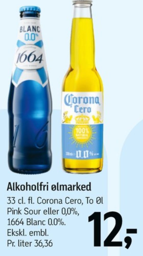Kronenbourg 1664 Blanc 0,0%, Øl - Alkoholfri