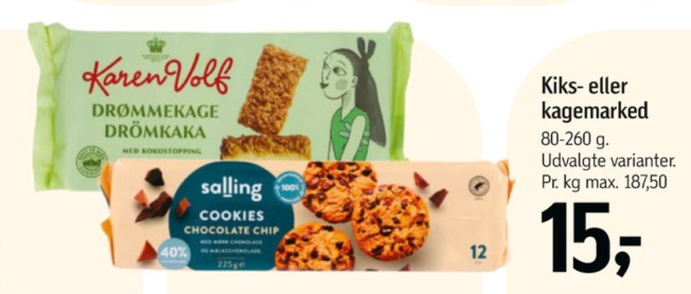 Salling, Cookies Chocolate Chips