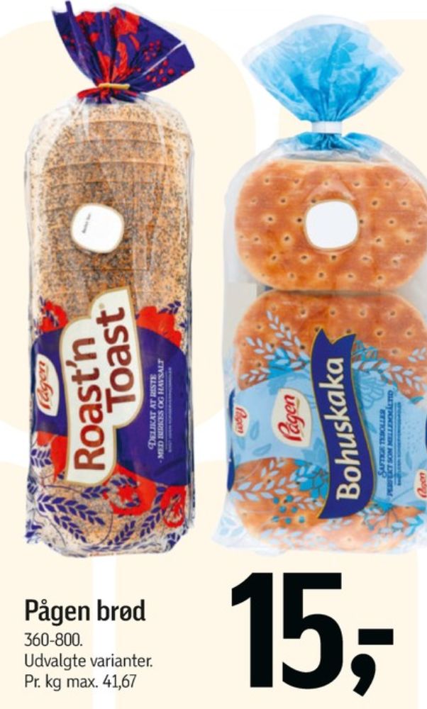 Pågen Bohuskaka, Boller