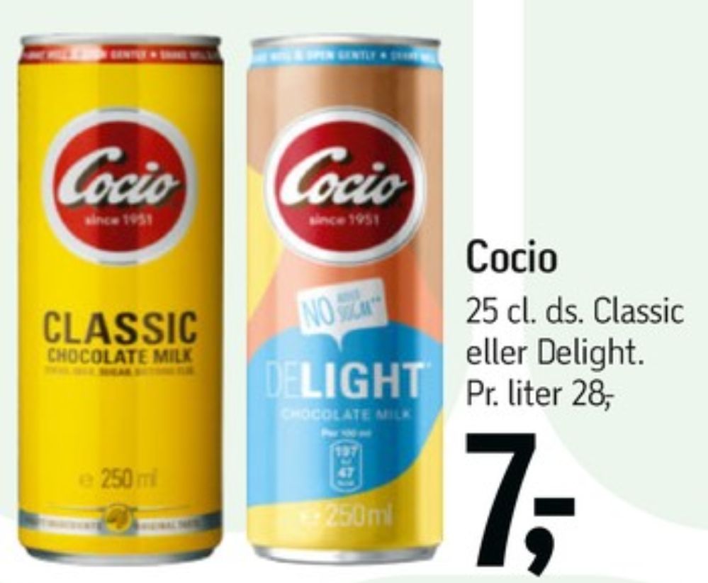 Cocio, Chokolademælk Delight