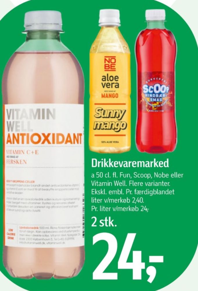Nobe, Drikkeklar saft Mango