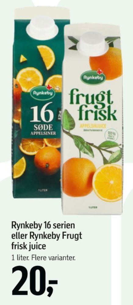 Rynkeby Frugt Frisk, Appelsinjuice