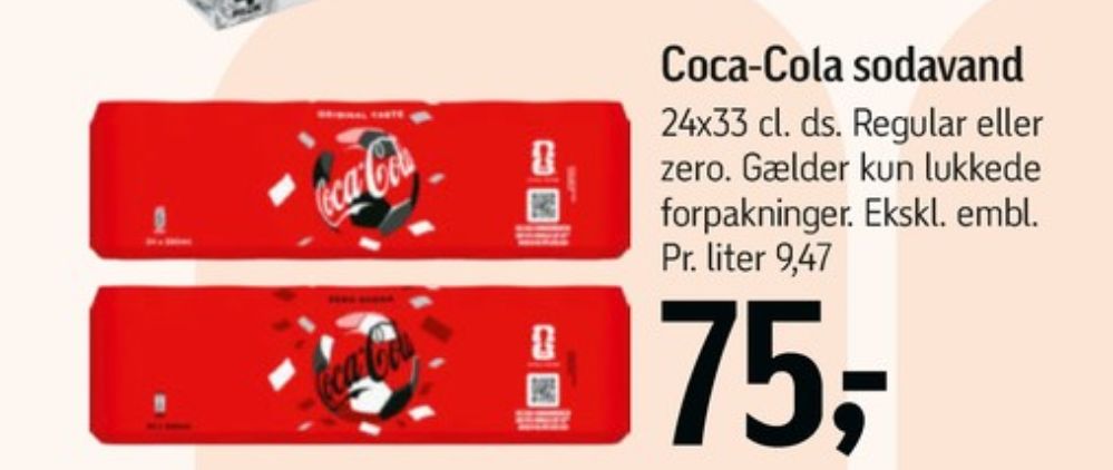 Coca Cola, Cola 24 pk.