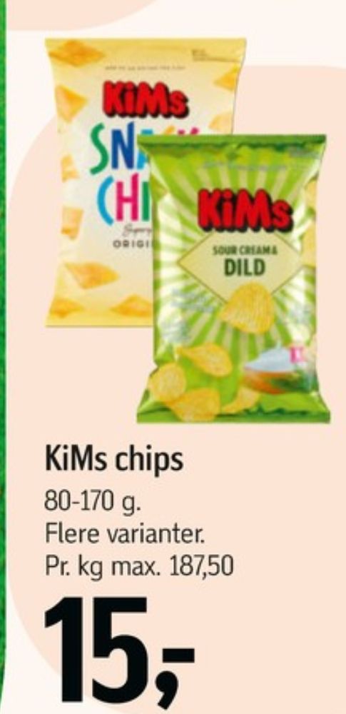 Kims, Sour Cream & Dild Chips