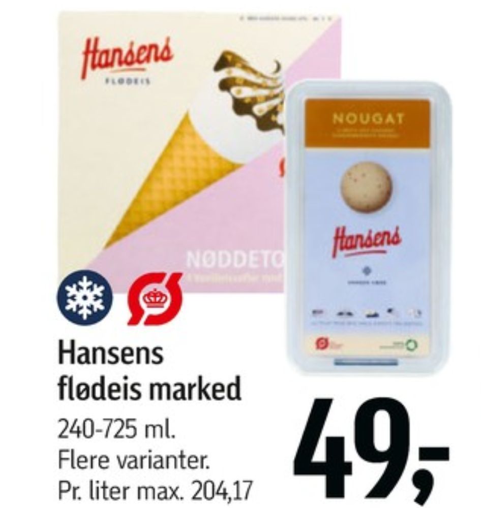 Hansens, Nougat is