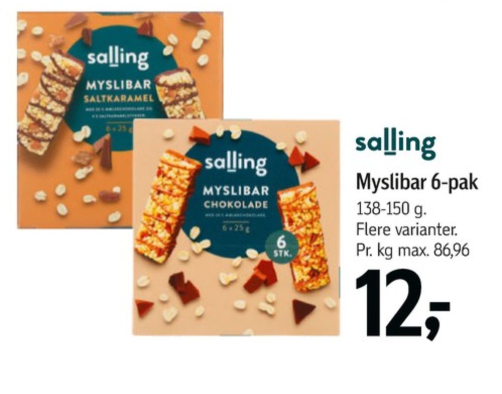 Salling, Müslibar Chokolade