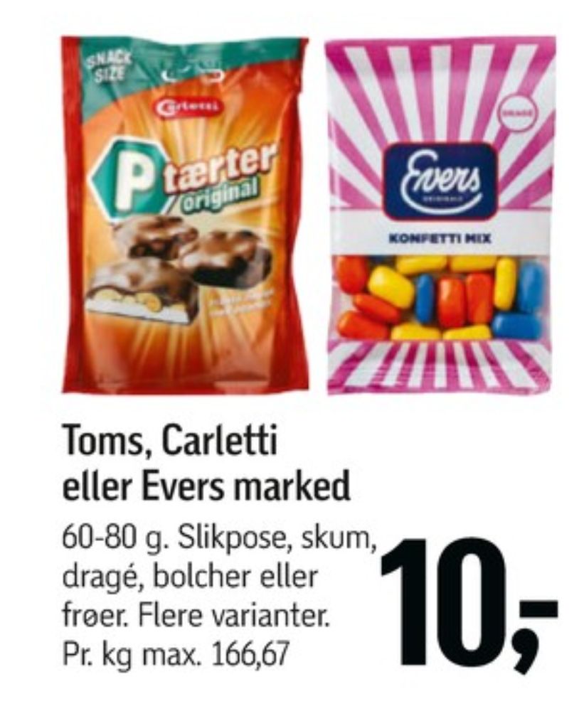 Toms, Dragée