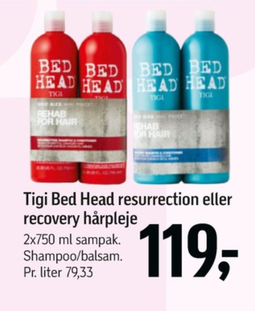 Tigi S Factor, Shampoo og balsam