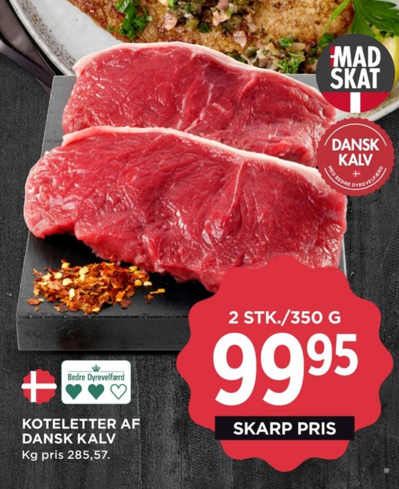 Kalvekoteletter
