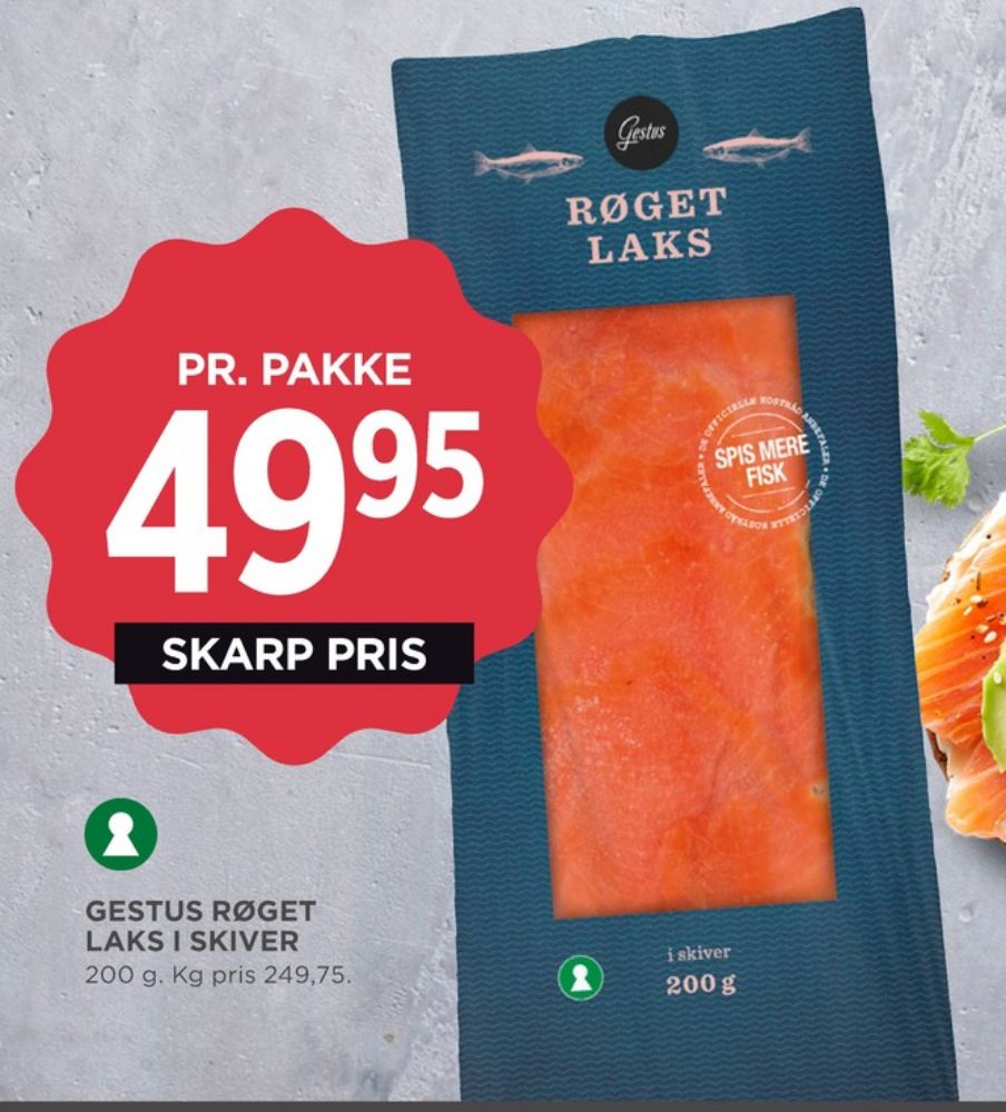 Gestus, Laks i skiver