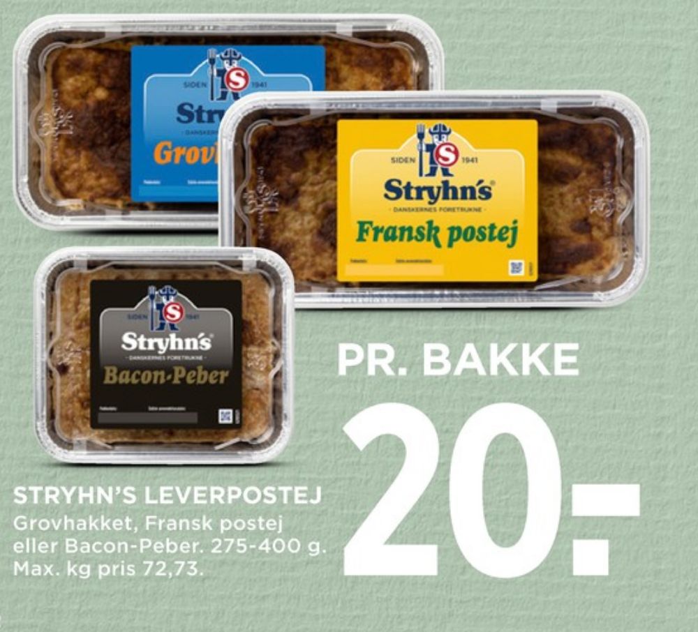 Stryhns Fransk Postej, Leverpostej