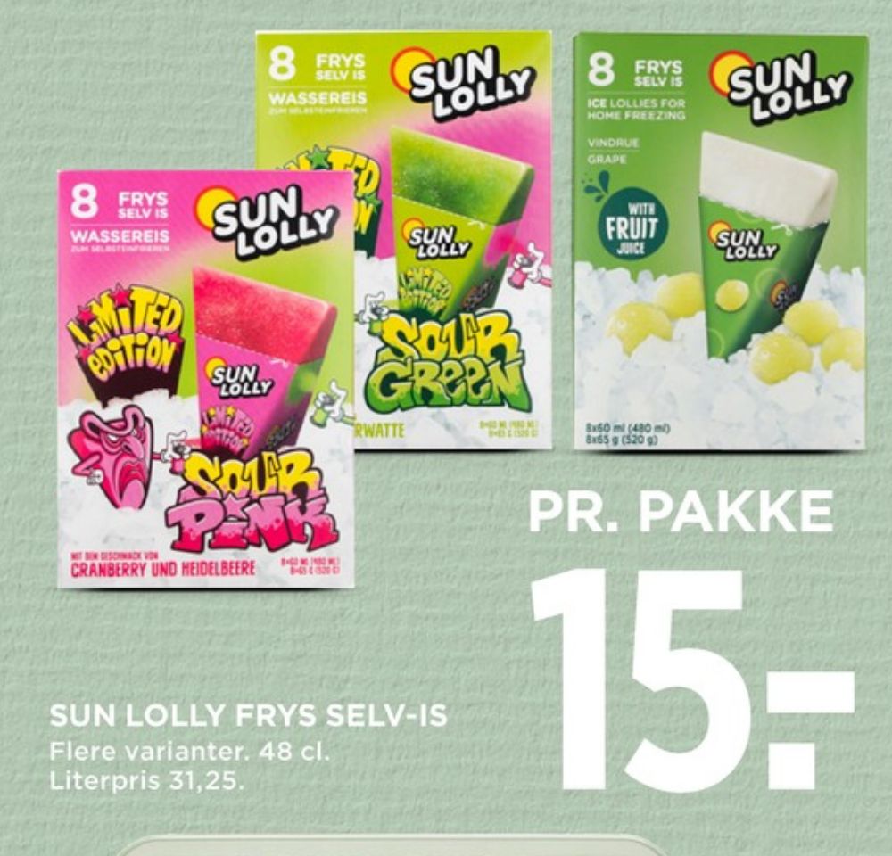 Sun Lolly, Is frys selv - Vindrue