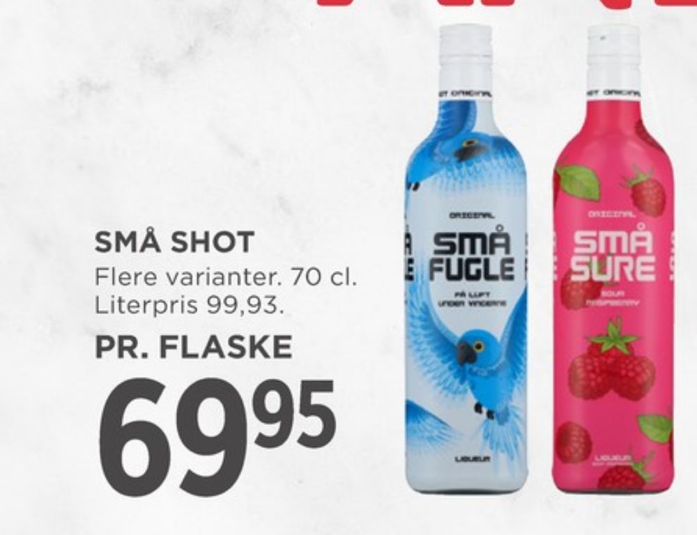 Små Fugle, Shots