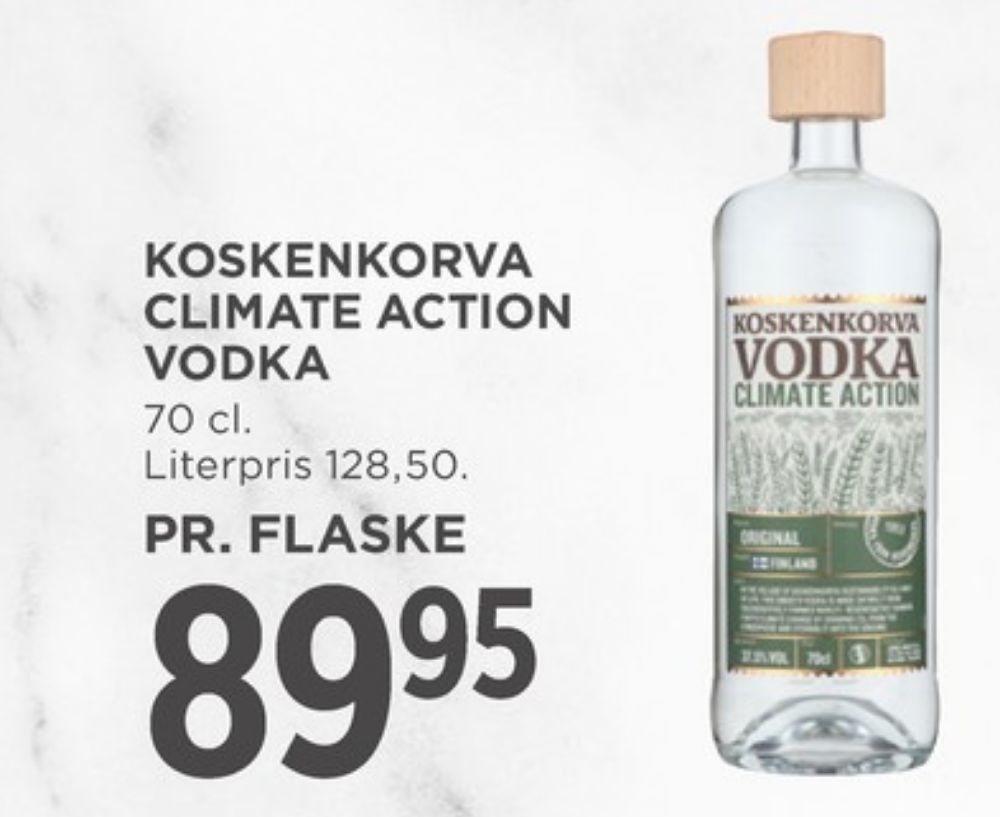 Koskenkorva Climate Action, Vodka
