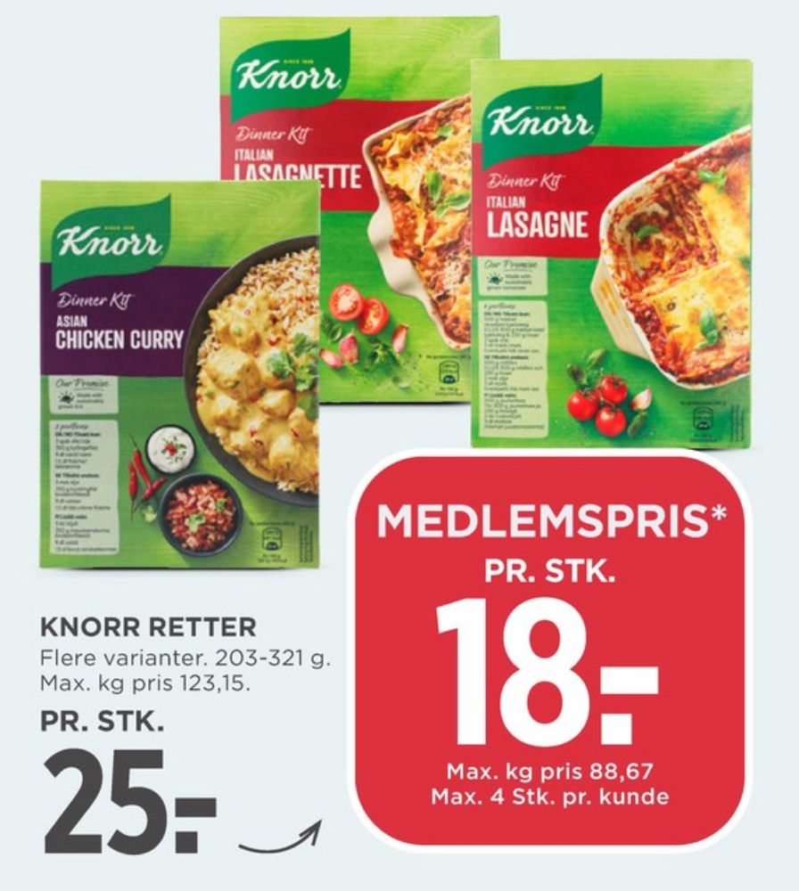 Knorr Dinner Kitt, Italian Lasagnette