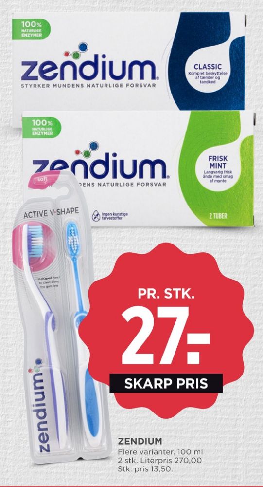 Zendium, Tandbørste