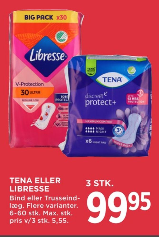 Libresse, Regular Black Trusseindlæg