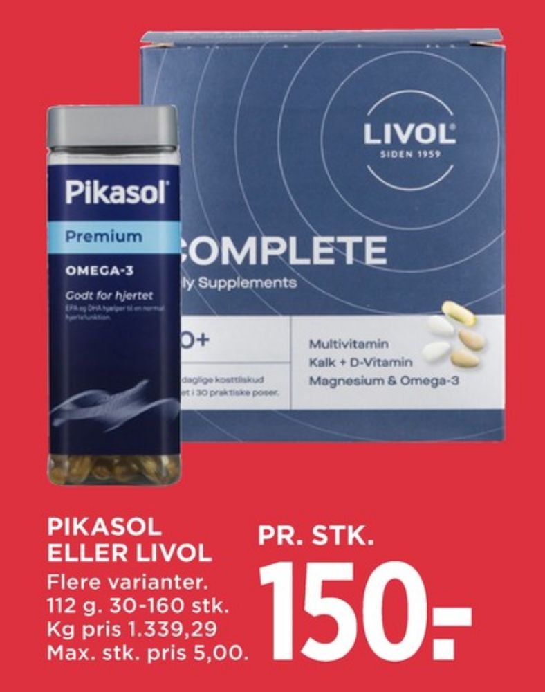 Pikasol, Fiskeolie