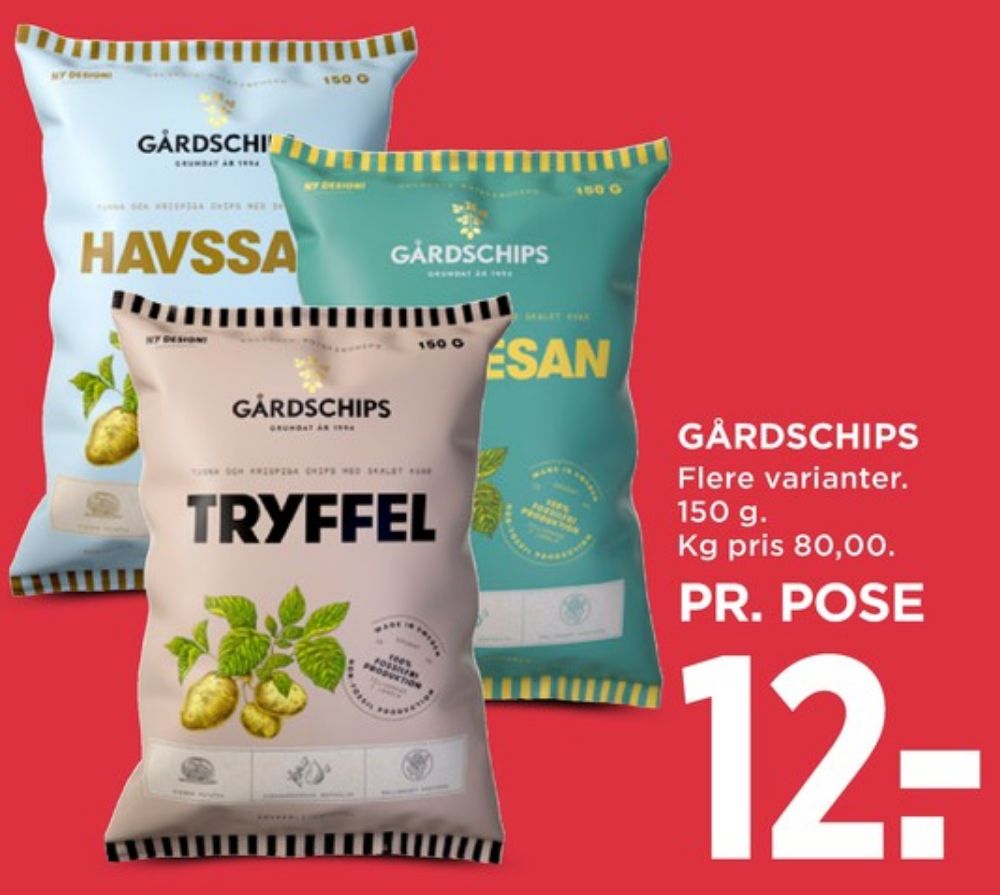 Gårdchips, Havssalt Chips