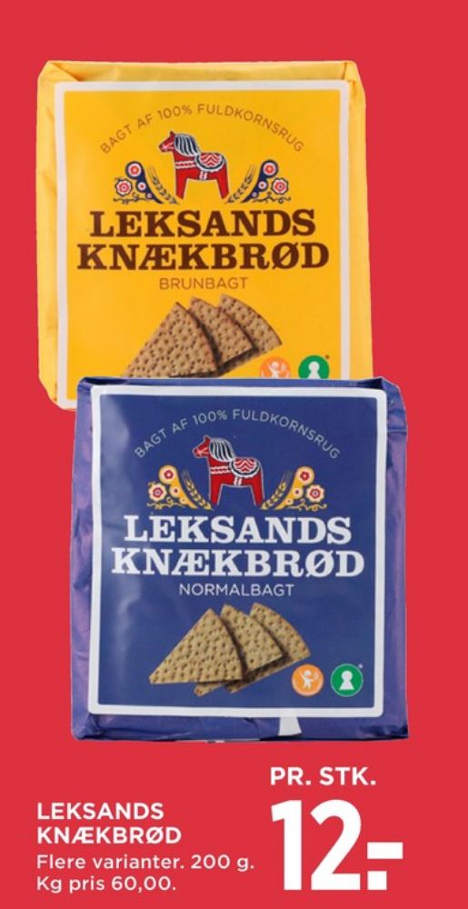 Leksands, Rågbit knækbrød