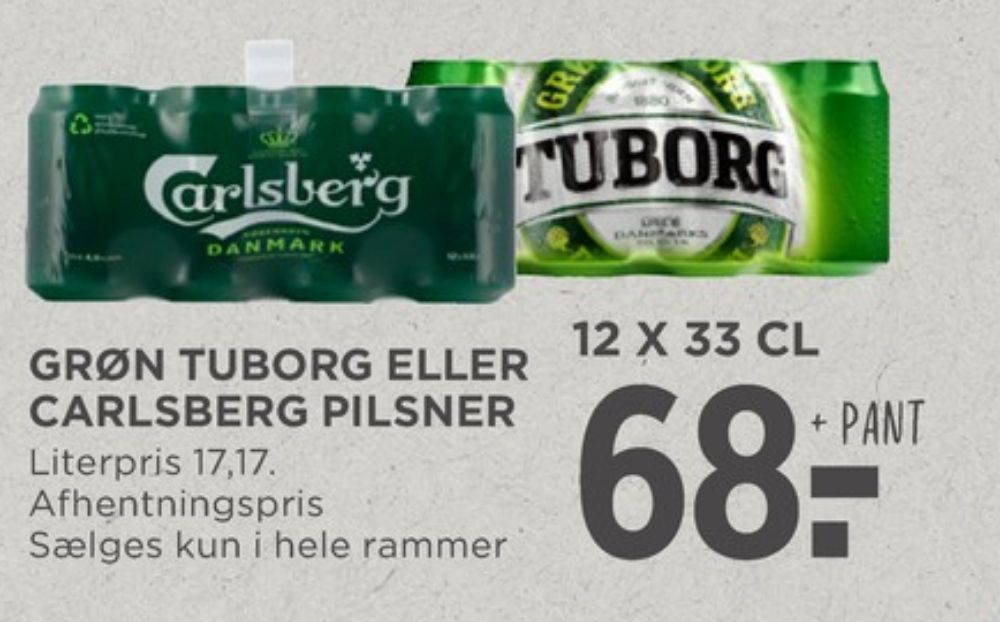 Tuborg Grøn, Øl 12 pk.