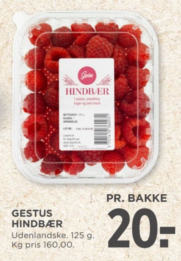 Gestus, Hindbær