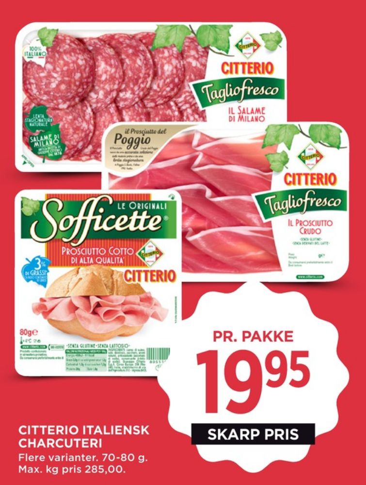 Citterio, Prosciutto Cotto