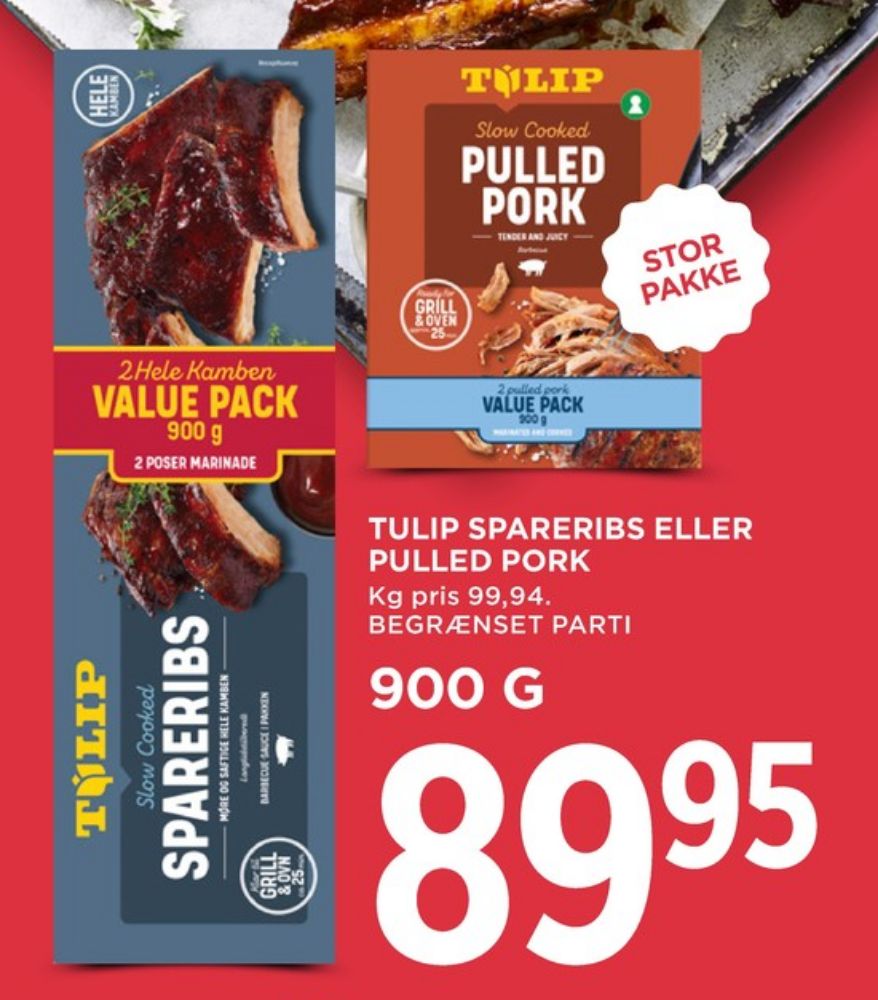 Tulip, Spareribs
