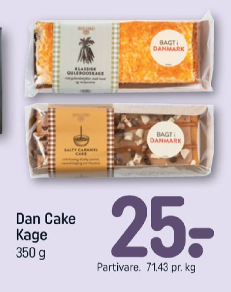 Dan Cake, Gulerodskage